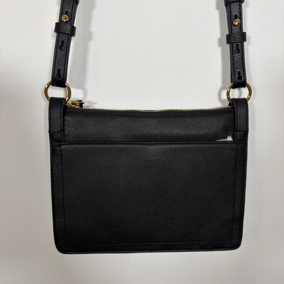 Fossil Taryn Crossbody Bag Black Leather Purse NWT - Picture 6 of 9